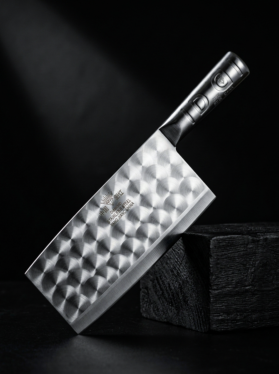 Golok Stainless Diamond Lebar 7.5CM - Image 2