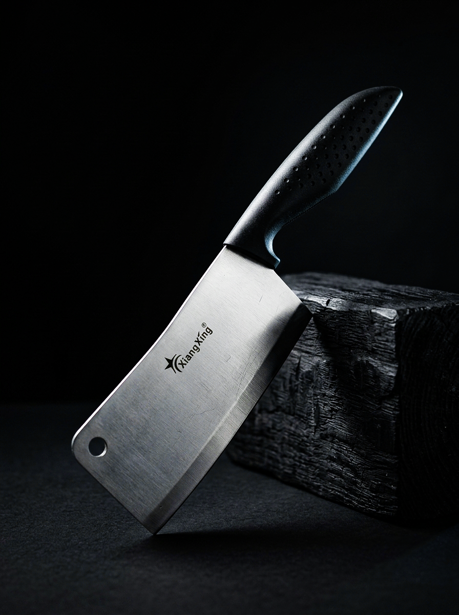 Golok Stainless Gagang Hitam 15CM